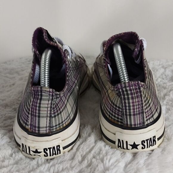 Converse All Star Plaid Sneakers - Picture 3 of 7